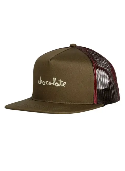 Chocolate Chunk Trucker Hat OSFA - Olive