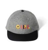 Girl Girl Jeron Wool 6 Panel Hat - Grey/Blk