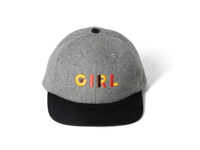 Girl Girl Jeron Wool 6 Panel Hat - Grey/Blk