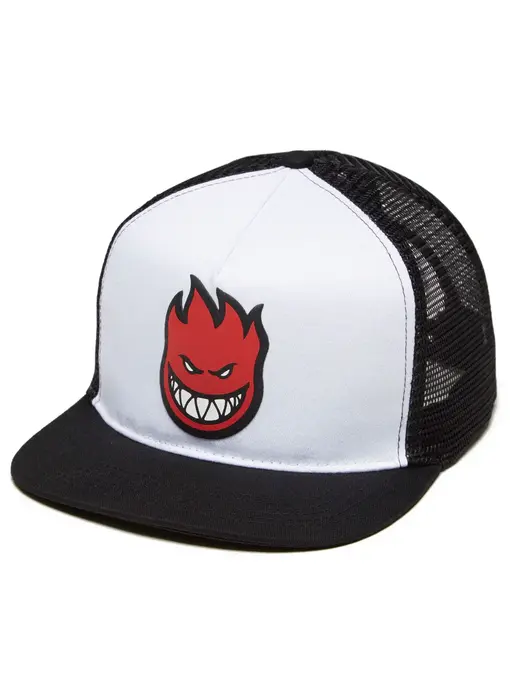 Spitfire Bighead Fill Trucker Hat - White/Blk
