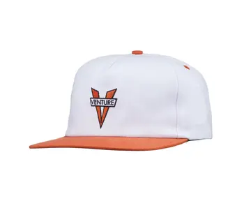 Venture Heritage Snapback  - White/Orange