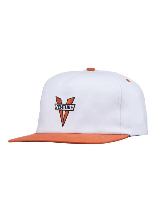 Venture Heritage Snapback  - White/Orange