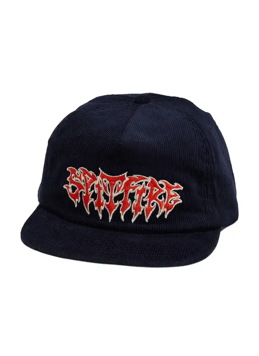 Spitfire Demon Script Snapback Hat - Navy