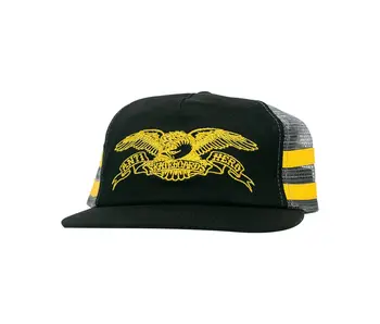 Anti Hero Basic Eagle Mesh Hat - BLK/CHAR/YLW