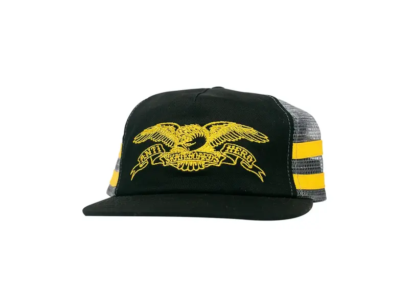 Anti Hero Anti Hero Basic Eagle Mesh Hat - BLK/CHAR/YLW