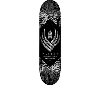 Powell Peralta Skeleton Silver Foil Flight Deck - 8.25