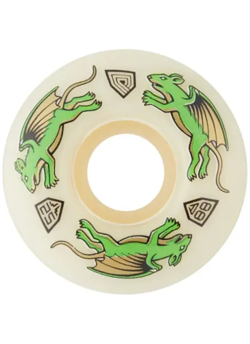 Powell Peralta Dragon Formula Green 88a Nano Rat Wheels - 54mm