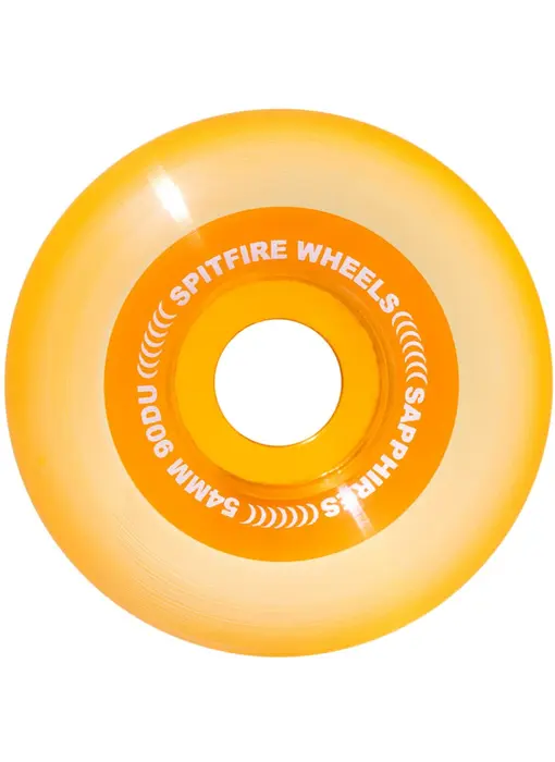 Spitfire 90D Sapphires Wheels - Clear/Orange 54mm