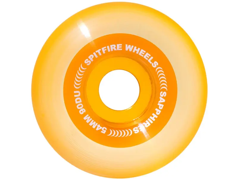 Spitfire Spitfire 90D Sapphires Wheels - Clear/Orange 54mm