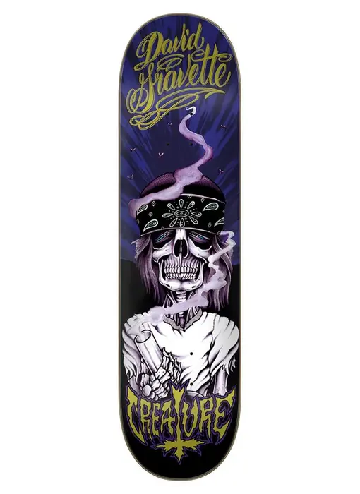 Creature Gravette Hippie Skull 20th Anniversary Deck - 8.3