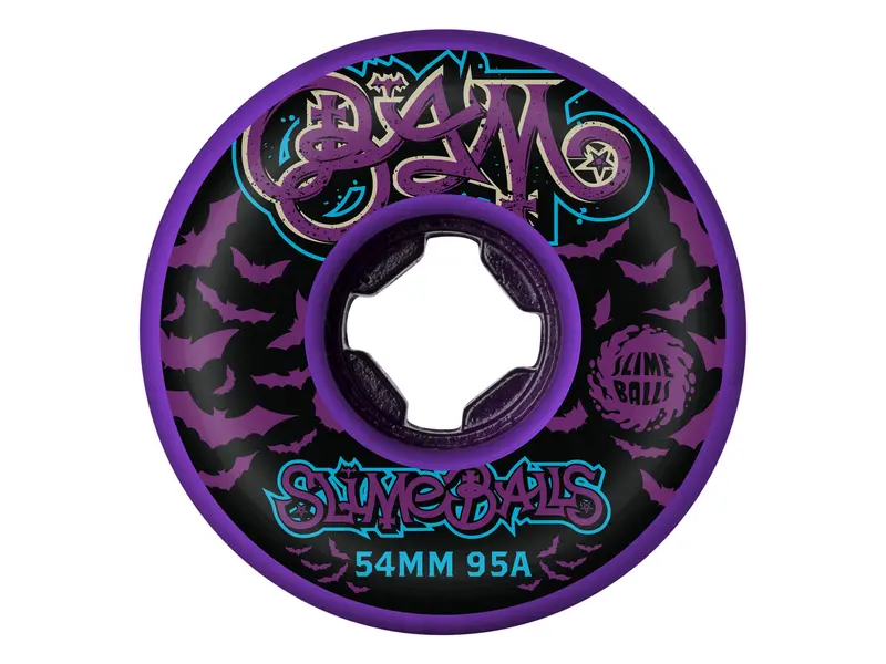Slime Balls Slime Ball Bam Margera Purple Hardline 95a Wheels - 54