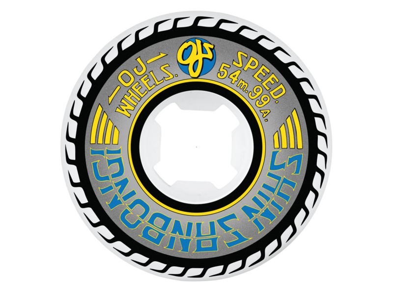OJ Wheels OJ Shin Sanbongi Mini Combos White 99a Wheels - 54mm