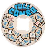 OJ Wheels OJ Team Elite White Full Combo 99a Wheels - 59mm
