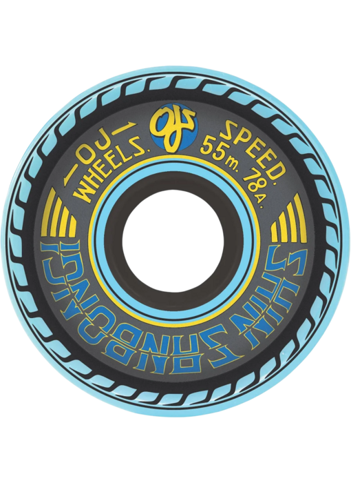 OJ Shin Sanbongi Mini Super Juice Blue 78a Wheels - 55mm
