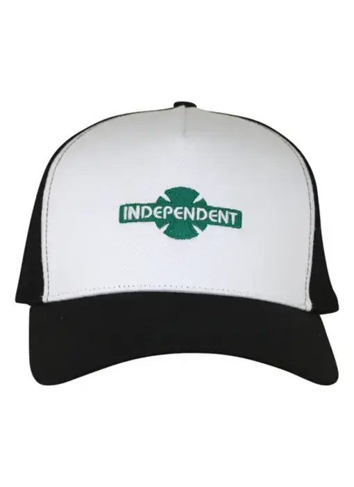 Independent OGBC Legacy Snapback Structured Hat - White/DK Green