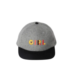 Girl Girl Jeron Wool 6 Panel Hat - Grey/Blk