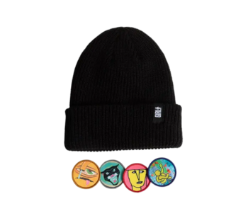 Girl Legend Head Patch Beanie - Black