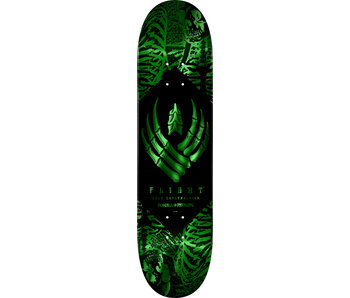 Powell Peralta Skeleton Green Foil Flight Deck - 8.5