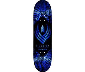 Powell Peralta  Skeleton Blue Foil Flight Deck - 8.75