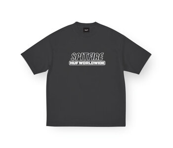 Huf x Spitfire Burn Heavyweight Black Shirt
