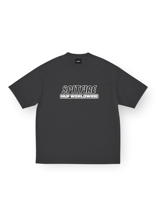 Huf x Spitfire Burn Heavyweight Black Shirt