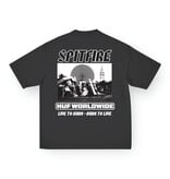 huf Huf x Spitfire Burn Heavyweight Black Shirt