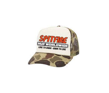 Huf x Spitfire Burn Forever Trucker Hat