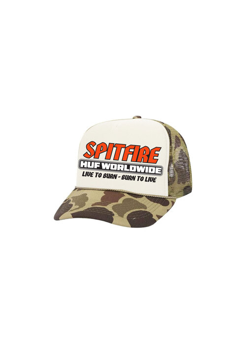 Huf x Spitfire Burn Forever Trucker Hat