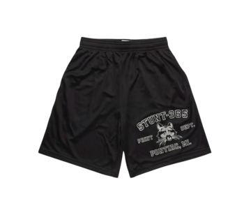 Stunt365 Print Dept. Black Shorts