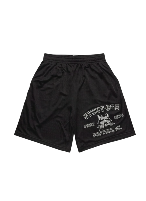 Stunt365 Print Dept. Black Shorts