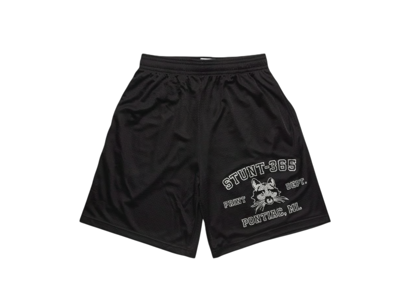 Stunt365 Stunt365 Print Dept. Black Shorts