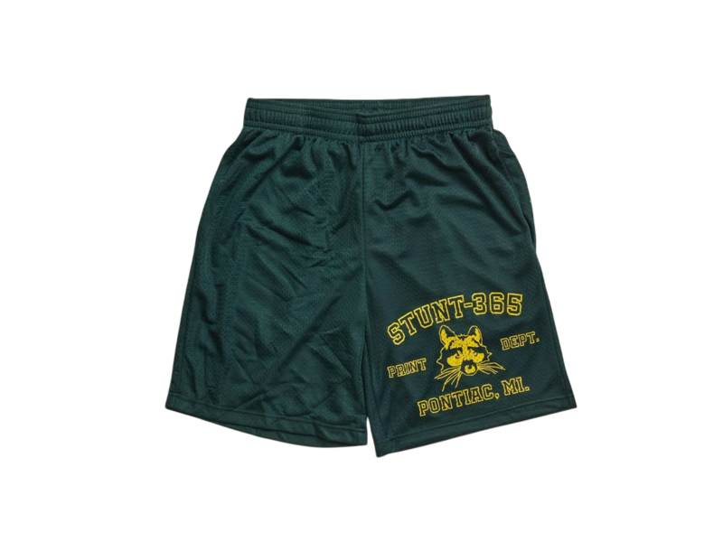 Stunt365 Stunt365 Print Dept. Green Shorts