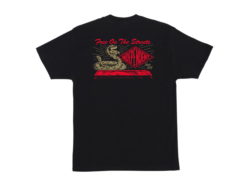 Independent Independent Snake Bite Black Shirt