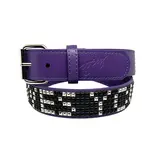Loosey Loosey Loves You Studs Belt - Purple