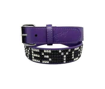 Loosey Loves You Studs Belt - Purple