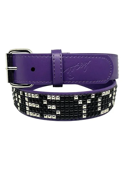 Loosey Loves You Studs Belt - Purple