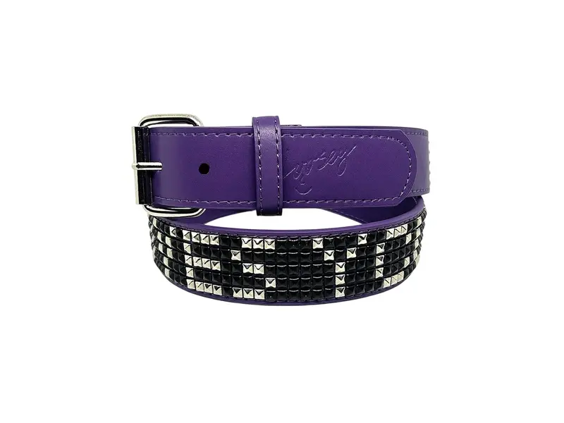 Loosey Loosey Loves You Studs Belt - Purple