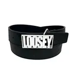 Loosey Loosey Bold Buckle Belt - Black