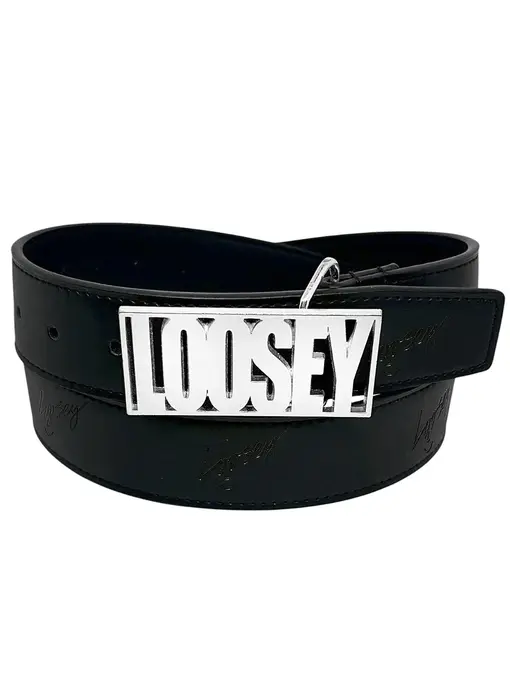 Loosey Bold Buckle Belt - Black