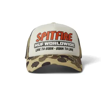 Huf x Spitfire Burn Forever Trucker Hat