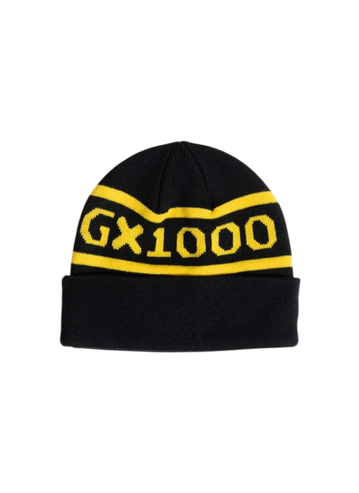 GX1000 OG Logo Beanie - Black/Yellow