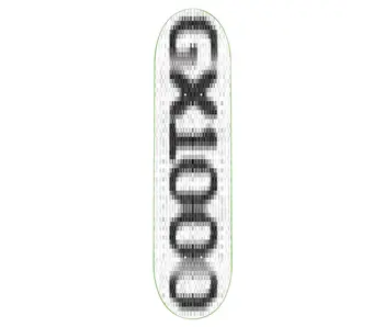 GX1000 OG Logo Blur White Deck - 8.25