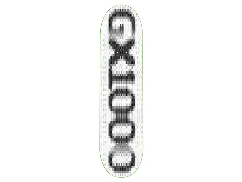 GX1000 GX1000 OG Logo Blur White Deck - 8.25