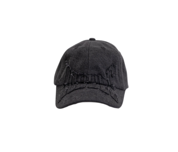 Hoddle Denim Aplique Hat - Black
