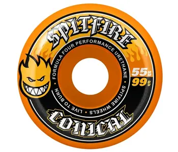 Spitfire F4 99D Conical Orange Wheels - 55mm