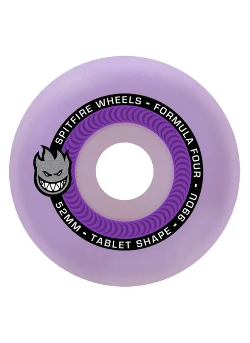 Spitfire F4 99D Tablets Purple Wheels - 52mm
