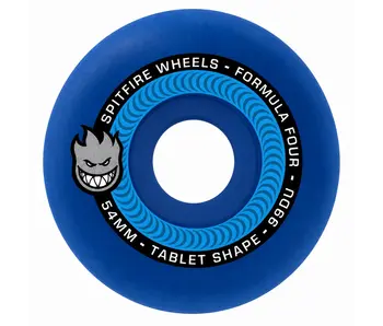 Spitfire F4 99D Tablets Blue Wheels - 54mm