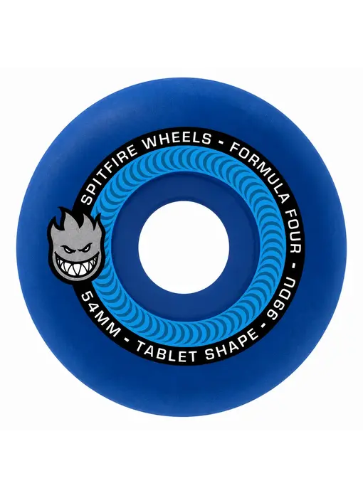 Spitfire F4 99D Tablets Blue Wheels - 54mm