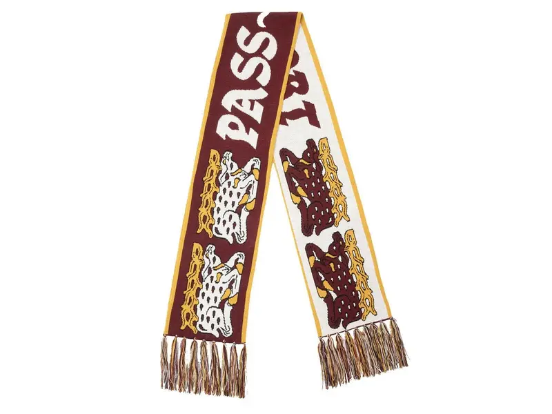 Passport Passport Antler Scarf - Maroon/Gold