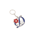Dime MTL Dime Oversized Floral Keychain - Silver